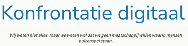 konfrontatie digitaal